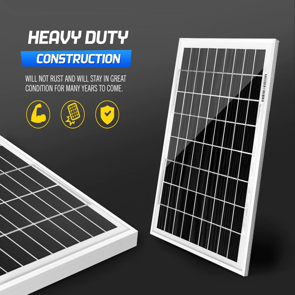Panou Solar 20W, pentru incarcare baterii de 12V, utilizat in Calatorii, Rulote, Camping, Cabana - AVX-MR9338 - AVEX