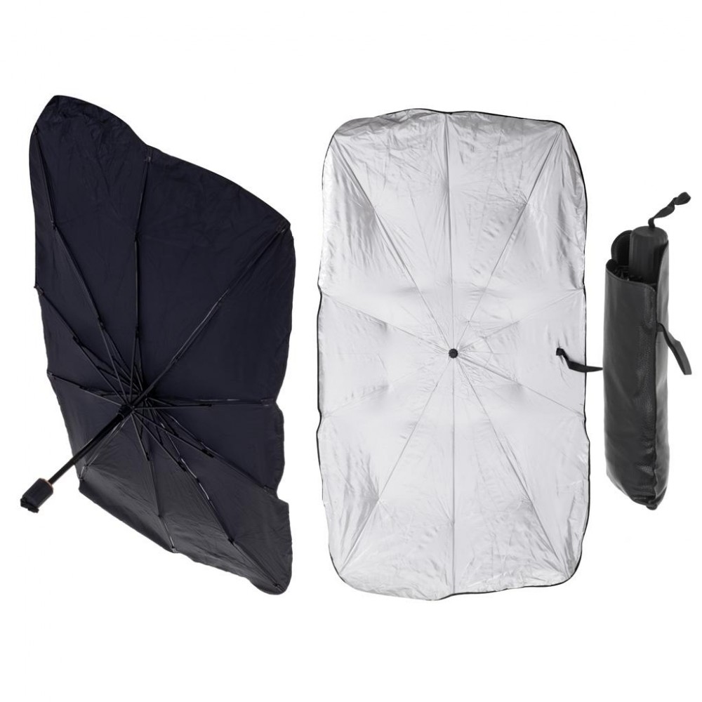 Parasolar Auto tip umbrela pentru parbriz, dimensiune 65 x 110 cm, culoare neagra - AVX-KX5286_1 - AVEX