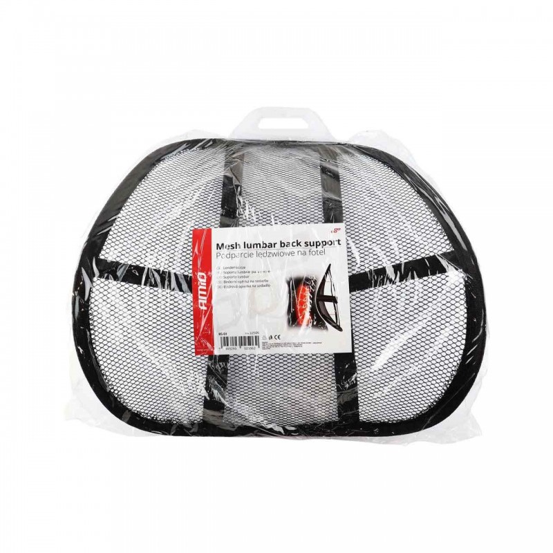 Pernita scaun cu suport lombar pentru corectare postura, culoare Neagra - AVX-AM02506 - AMIO