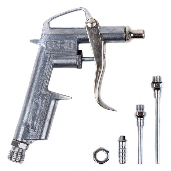 Pistol de suflat cu 2 cuplaje si 3 duze, PT-14 - AVX-AM02632 - AMIO
