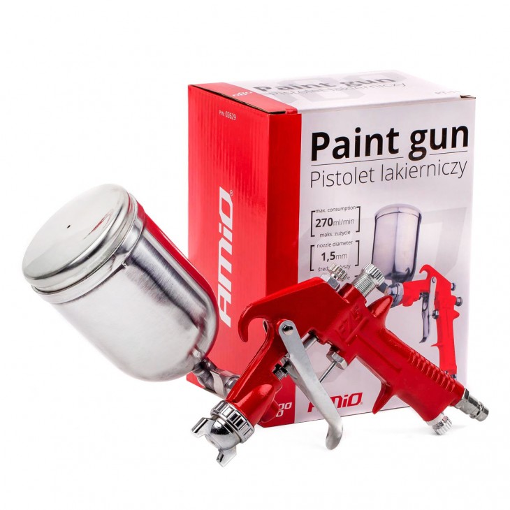 Pistol de vopsit/pulverizat cu rezervor de 400ml, PT-11 - AVX-AM02629 - AMIO