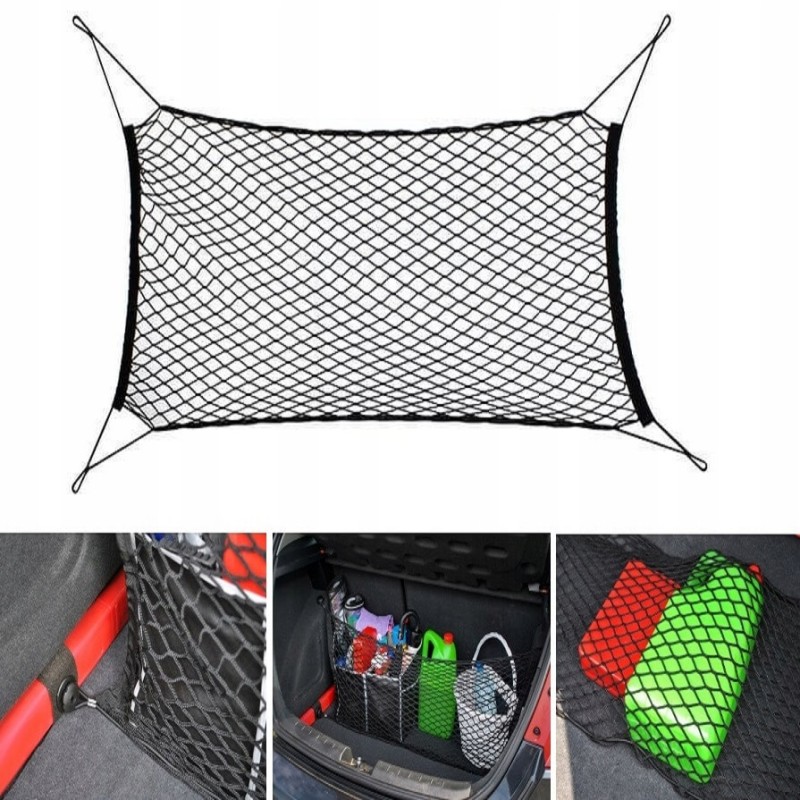 Plasa de bagaje elastica cu suporti de montaj, dimensiune 100 x 40 cm - AVX-AM02149 - AMIO