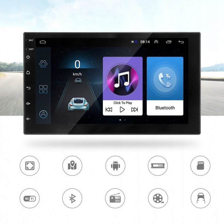 Player Video Auto cu ANDROID si GPS + Camera Marsarier INCLUSA, dimensiune 2DIN, TouchScreen de 7 inch, 4 x 45W, model WDS-40 cu Bluetooth, Handsfree, Radio, MP3, WMA, MP4, Telecomanda - AVX-WT-WDS-40 - AVEX