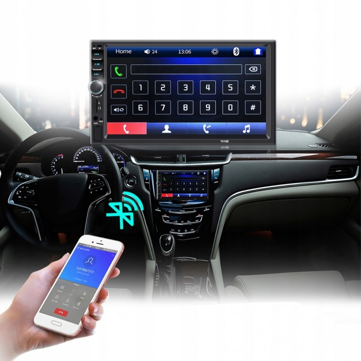 Player Video Auto dimensiune 2DIN, + Camera Marsarier INCLUSA, TouchScreen de 7 inch, 4 x 50W, model WDS-30 cu Bluetooth, Handsfree, Radio, MP3, WMA, MP4, AUX, Card, Telecomanda - AVX-WT-WDS-35 - AVEX