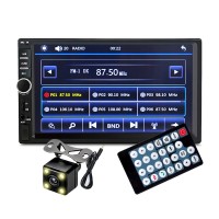 Player Video Auto dimensiune 2DIN, + Camera Marsarier INCLUSA, TouchScreen de 7 inch, 4 x 50W, model WDS-30 cu Bluetooth, Handsfree, Radio, MP3, WMA, MP4, AUX, Card, Telecomanda