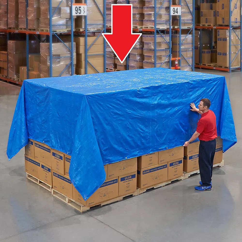 Prelata Impermeabila cu ochiuri metalice de prindere, dimensiune 3,0m x 4,0m, densitate 100g/m2, culoare Verde - AVX-T120721-2 - AVEX