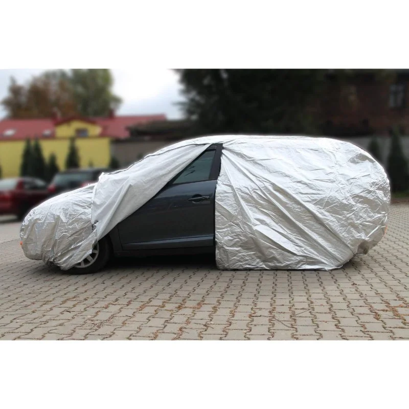 Prelata pentru Autoturisme, culoare argintie, marimea L (480 x 180 x 120cm), AMIO