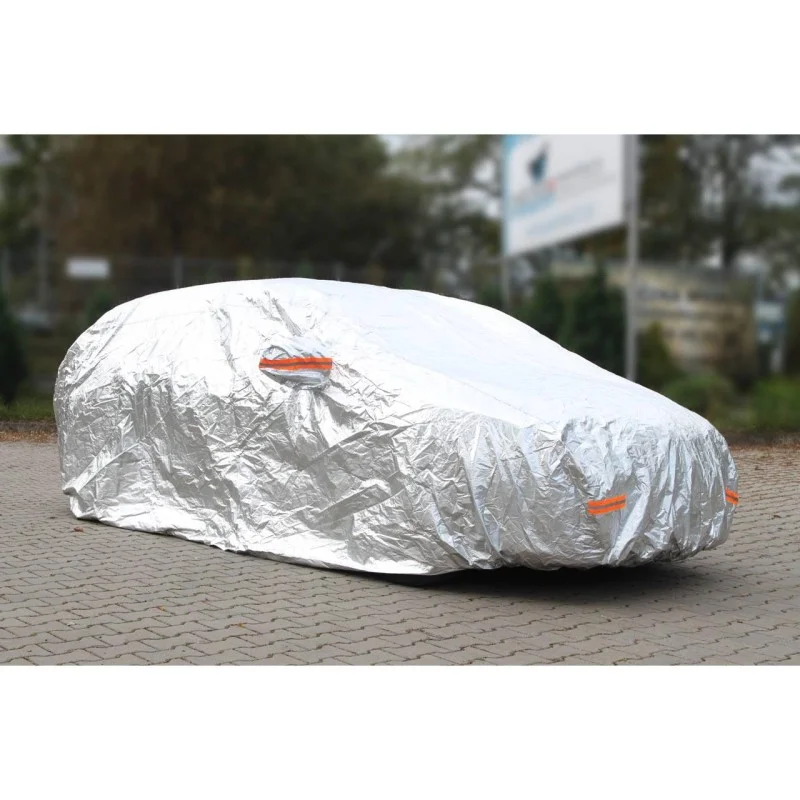Prelata pentru Autoturisme, culoare argintie, marimea XL (530 x 180 x 120cm), AMIO