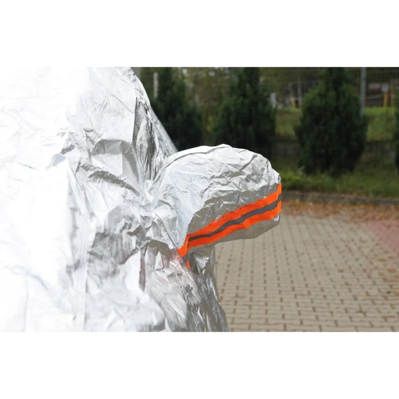 Prelata pentru Autoturisme, culoare argintie, marimea XL (530 x 180 x 120cm), AMIO