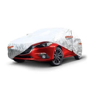 Prelata pentru Autoturisme, culoare argintie, marimea XL (530 x 180 x 120cm), AMIO