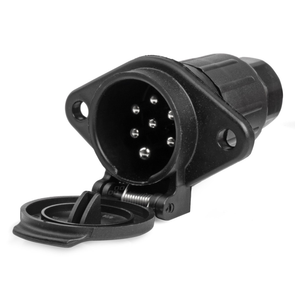 Priza remorca cu 7 PIN, Tip N, tensiune 24V, destinatie TIR, Camion - AVX-AM03221 - AMIO