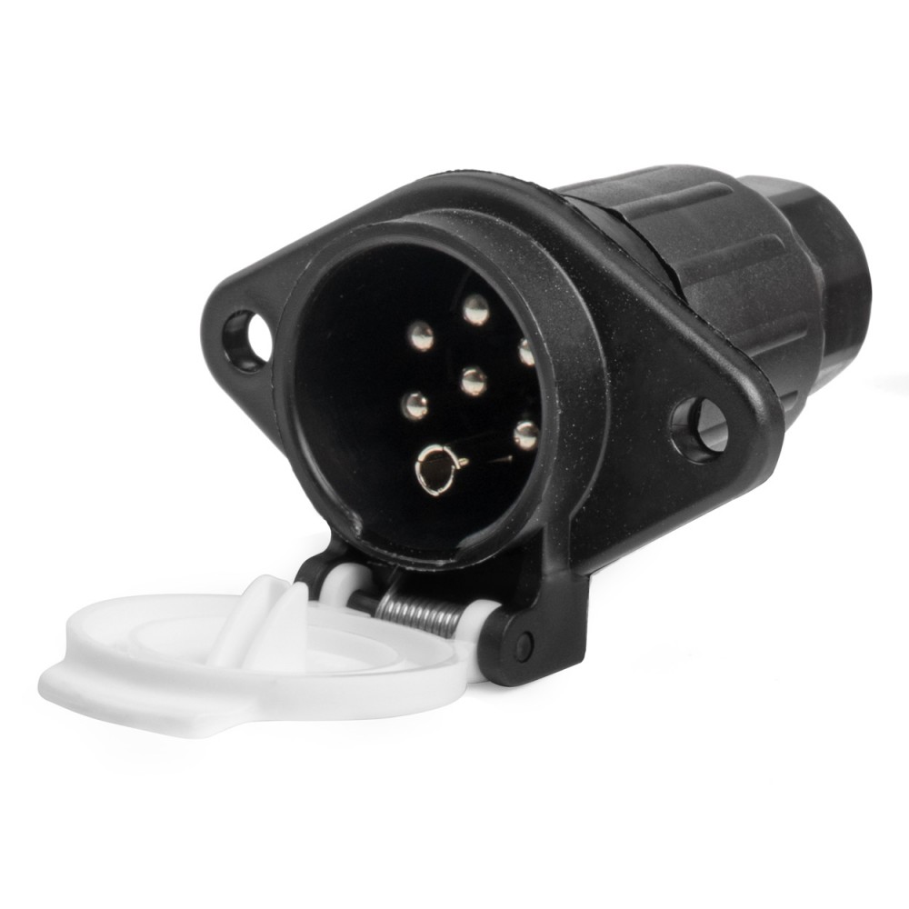 Priza remorca cu 7 PIN, Tip S, tensiune 24V, destinatie TIR, Camion - AVX-AM03223 - AMIO