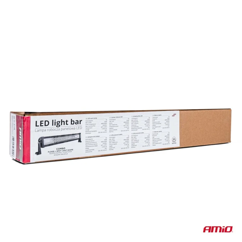 Proiector LED BAR model CURBAT pentru Off-Road, ATV, SSV, putere 324 W, culoare 6500K, tensiune 9-36V, dimensiuni 520 x 80 x 84 mm, AMIO
