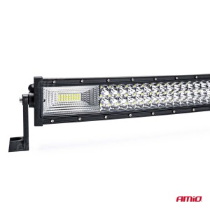 Proiector LED BAR model CURBAT pentru Off-Road, ATV, SSV, putere 729 W, culoare 6500K, tensiune 9-36V, dimensiuni 1300 x 80 x 84 mm