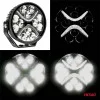 Proiector LED PRO SERIES cu doua functii pentru Off-Road, ATV, SSV, putere 54W, 7200lm, culoare 6000K, tensiune 10-30V, dimensiuni 140 x 140 x 61 mm, AMIO