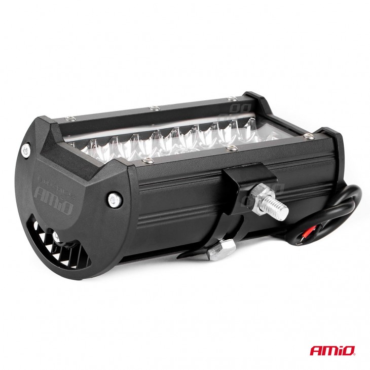 Proiector LED pentru Off-Road, ATV, SSV, cu doua fluxuri de lumina, culoare 6500K, 120W, tensiune 9 - 36V, dimensiuni 170 x 74 x 63 mm - AVX-AM02433 - AMIO