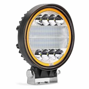 Proiector LED pentru Off-Road, ATV, SSV, cu functie de semnalizare, culoare 6500K, 3360 lm, tensiune 9 - 36V, diametru Ø110 mm, AMIO