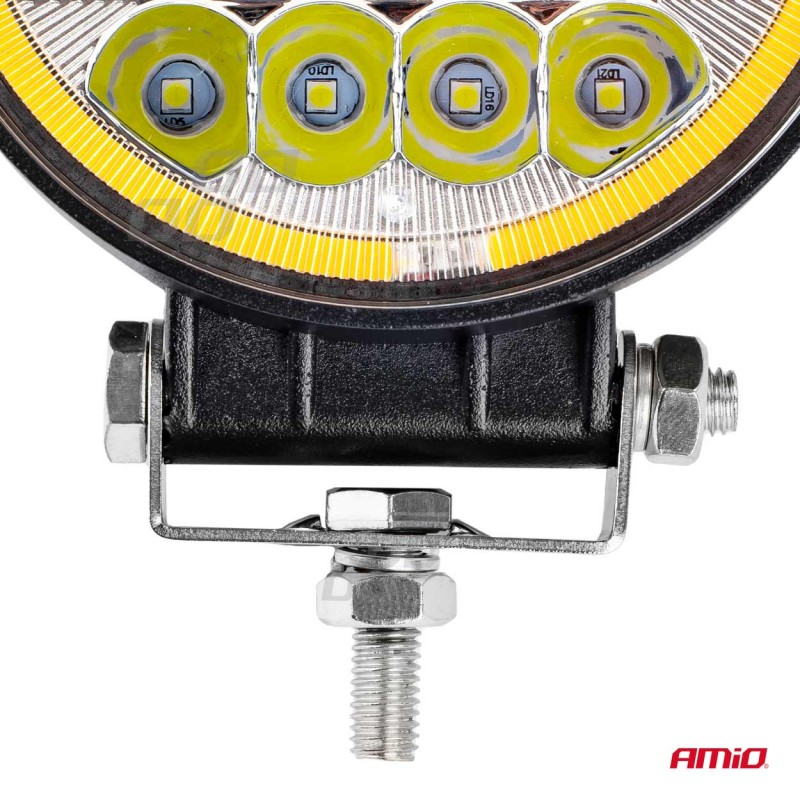 Proiector LED pentru Off-Road, ATV, SSV, cu functie de semnalizare, culoare 6500K, 3360 lm, tensiune 9 - 36V, diametru Ø110 mm - AVX-AM02428 - AMIO