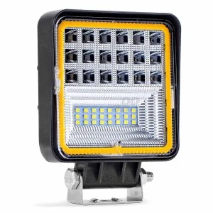 Proiector LED pentru Off-Road, ATV, SSV, cu functie de semnalizare, culoare 6500K, 3360 lm, tensiune 9 - 36V, dimensiuni 110 x 110 mm, AMIO