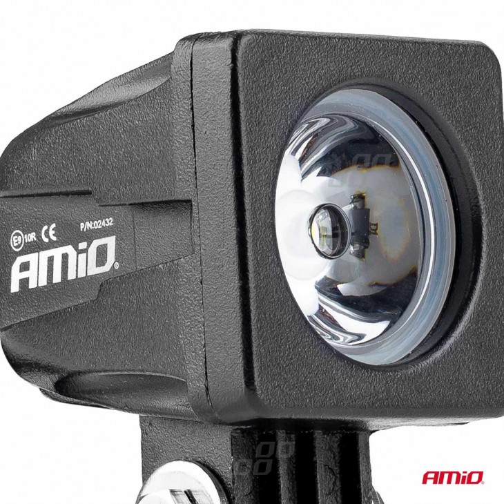 Proiector LED pentru Off-Road, ATV, SSV,  culoare 6500K, 1000 lm, tensiune 9 - 36V, dimensiune 50 x 50 mm - AVX-AM02432 - AMIO