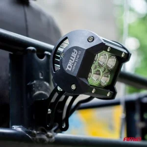 Proiector LED pentru Off-Road, ATV, SSV, culoare 6500K, 1440 lm, tensiune 9 - 36V, dimensiune 95 x 77 mm, AMIO