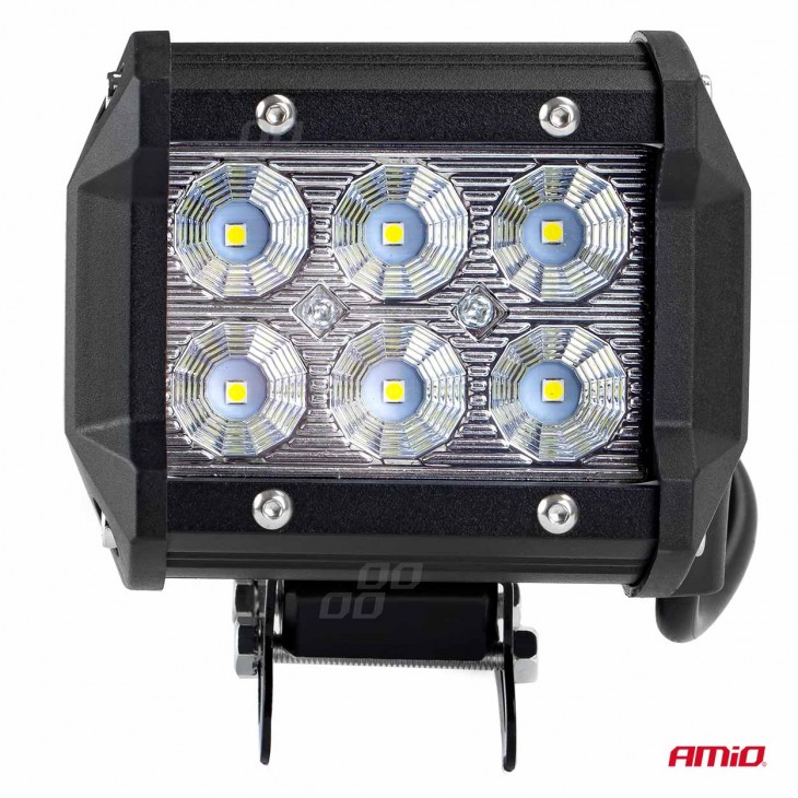 Proiector LED pentru Off-Road, ATV, SSV,  culoare 6500K, 1440 lm, tensiune 9 - 36V, dimensiune 95 x 77 mm - AVX-AM02431 - AMIO