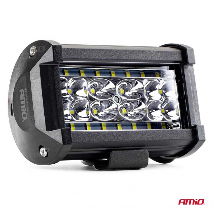 Proiector LED pentru Off-Road, ATV, SSV,  culoare 6500K, 28 LED-uri, tensiune 9 - 36V, dimensiune 136 x 80 mm - AVX-AM02423 - AMIO
