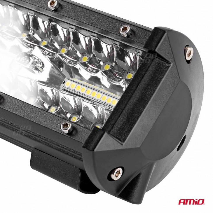 Proiector LED pentru Off-Road, ATV, SSV, culoare 6500K, 4800 lm, tensiune 9 - 36V, dimensiuni 240 x 74 mm - AVX-AM02434 - AMIO