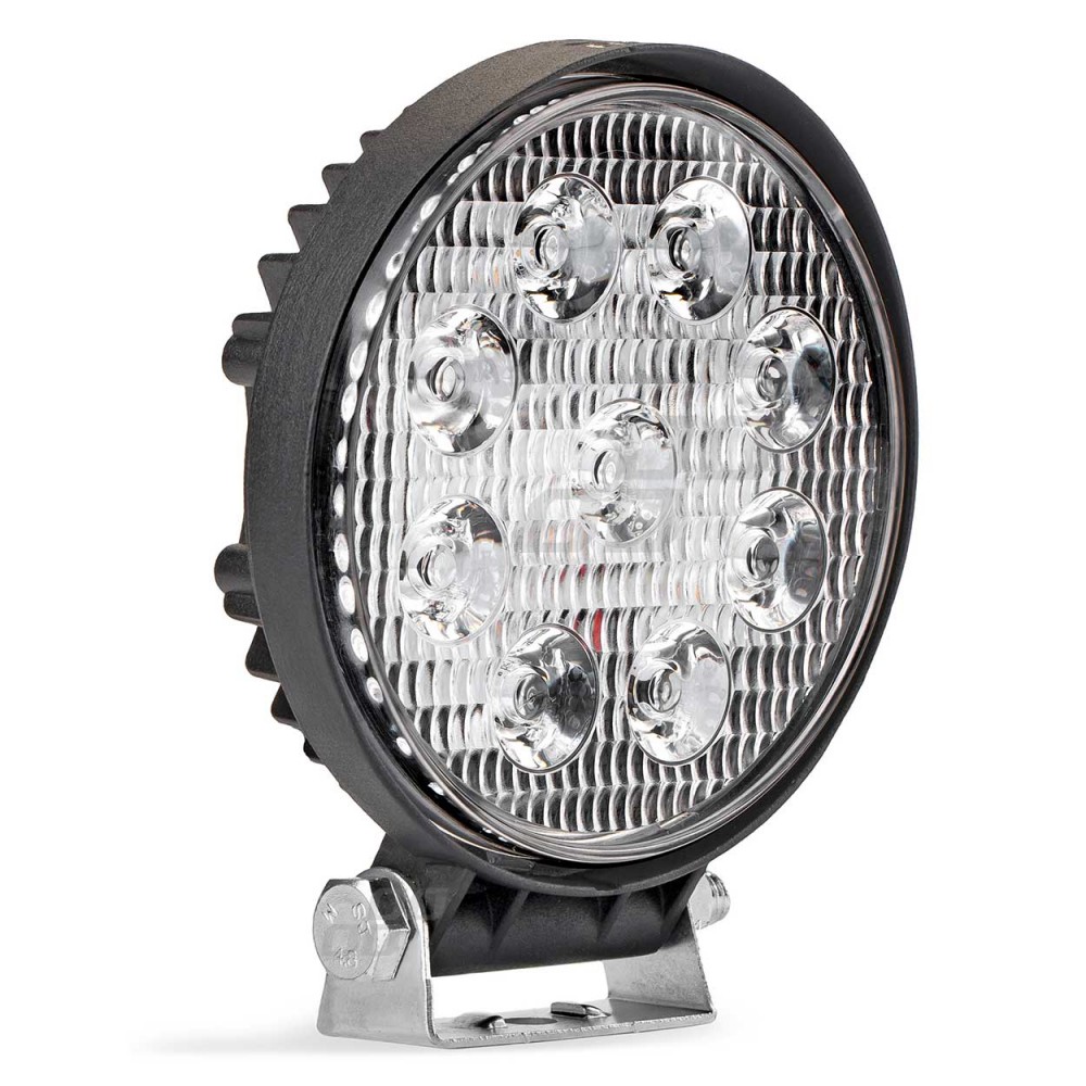 Proiector LED pentru Off-Road, ATV, SSV,  culoare 6500K, LED FLOOD, 27W, tensiune 9 - 36V, diametru Ø110 mm - AVX-AM02420 - AMIO