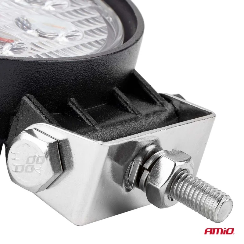 Proiector LED pentru Off-Road, ATV, SSV, culoare 6500K, LED FLOOD, 27W, tensiune 9 - 36V, diametru Ø110 mm, AMIO