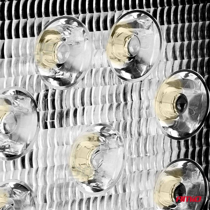 Proiector LED pentru Off-Road, ATV, SSV,  culoare 6500K, LED FLOOD,  tensiune 9 - 36V, dimensiune, 110 x 110 mm - AVX-AM02421 - AMIO