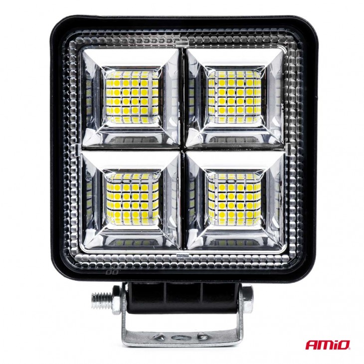 Proiector LED pentru Off-Road, ATV, SSV, putere 192W, culoare 6500K, tensiune 9-36V, dimensiuni 110 x 110 x 35 mm - AVX-AM03249 - AMIO