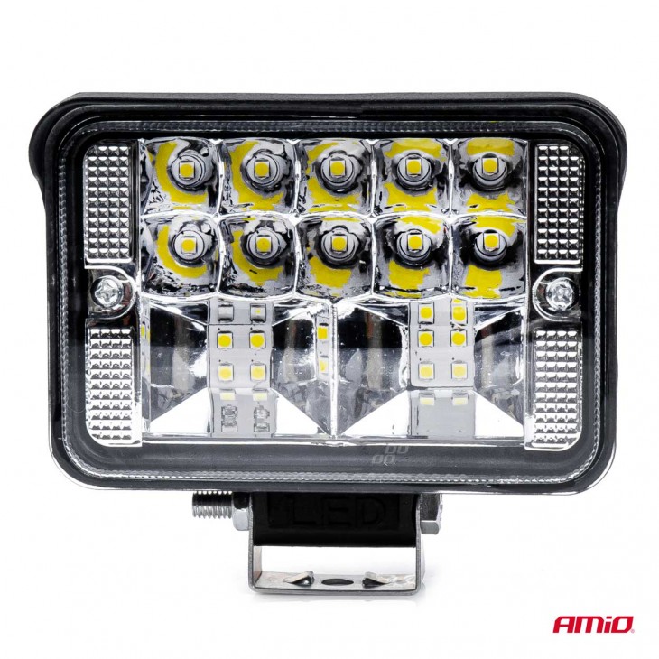 Proiector LED pentru Off-Road, ATV, SSV, putere 54W, culoare 6500K, tensiune 9-36V, dimensiuni 80 x 110 x 60 mm - AVX-AM03250 - AMIO