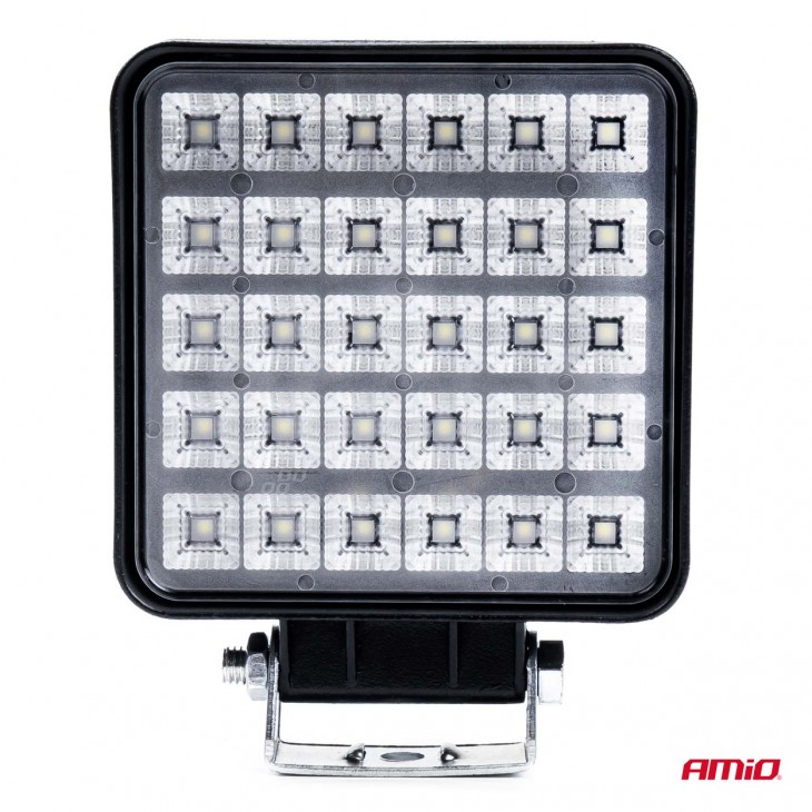Proiector LED pentru Off-Road, ATV, SSV, putere 90W, culoare 6500K, tensiune 9-36V, dimensiuni 110 x 110 x 45 mm - AVX-AM03244 - AMIO