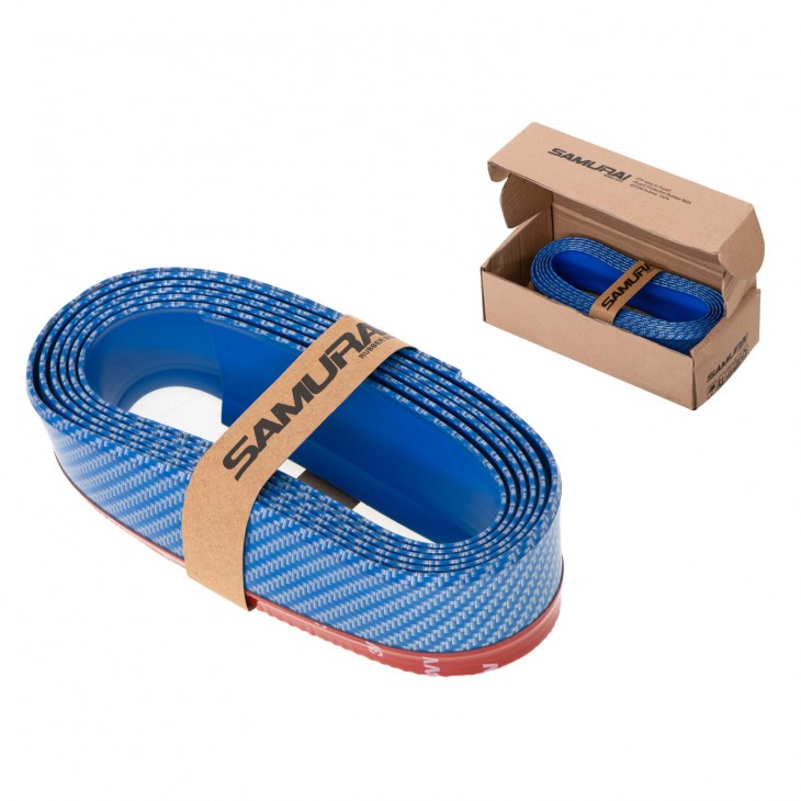 Protectie spoiler, prelungire bara fata/spate din cauciuc, culoare CARBON Albastru - AVX-K6483_2 - AVEX