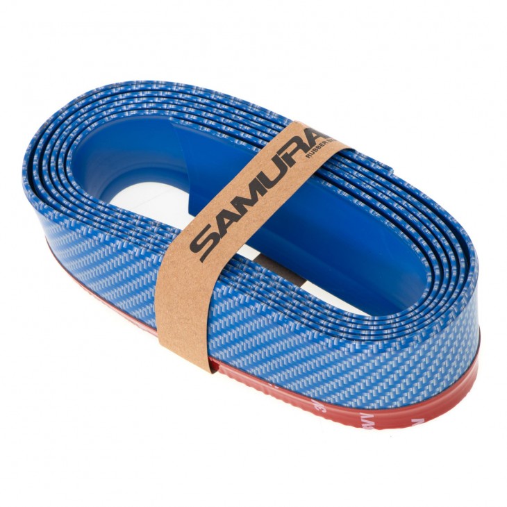 Protectie spoiler, prelungire bara fata/spate din cauciuc, culoare CARBON Albastru - AVX-K6483_2 - AVEX