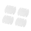 Protectie zgarieturi manere usa, transparent (set 4 buc.)