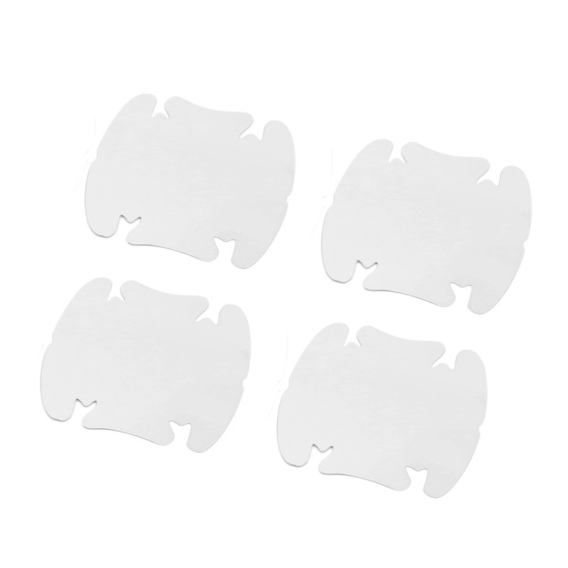Protectie zgarieturi manere usa, transparent (set 4 buc.)
