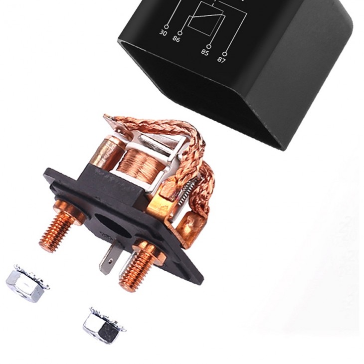 Releu incarcare izolator baterie suplimentara pentru vehicule Off-Road, ATV, SSV, UTV, Barci, tensiune 12V, 120W - AVX-T270223-28 - AVEX