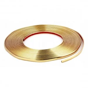 Rola Ornament autoadeziv, 10mm x 15m, culoare Crom GOLD