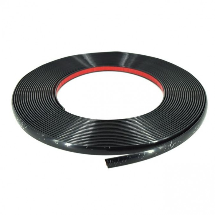 Rola Ornament autoadeziv, 10mm x 15m, culoare Negru Lucios - AVX-T240717-4 - AVEX