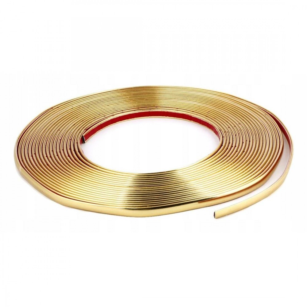 Rola Ornament autoadeziv, 12mm x 15m, culoare Crom GOLD - AVX-T240717-11 - AVEX