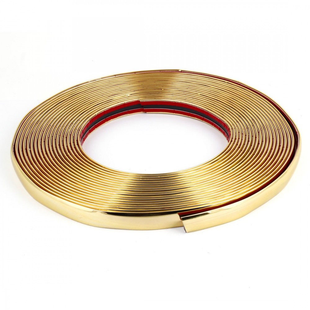Rola Ornament autoadeziv, 20mm x 15m, culoare Crom GOLD - AVX-T240717-12 - AVEX