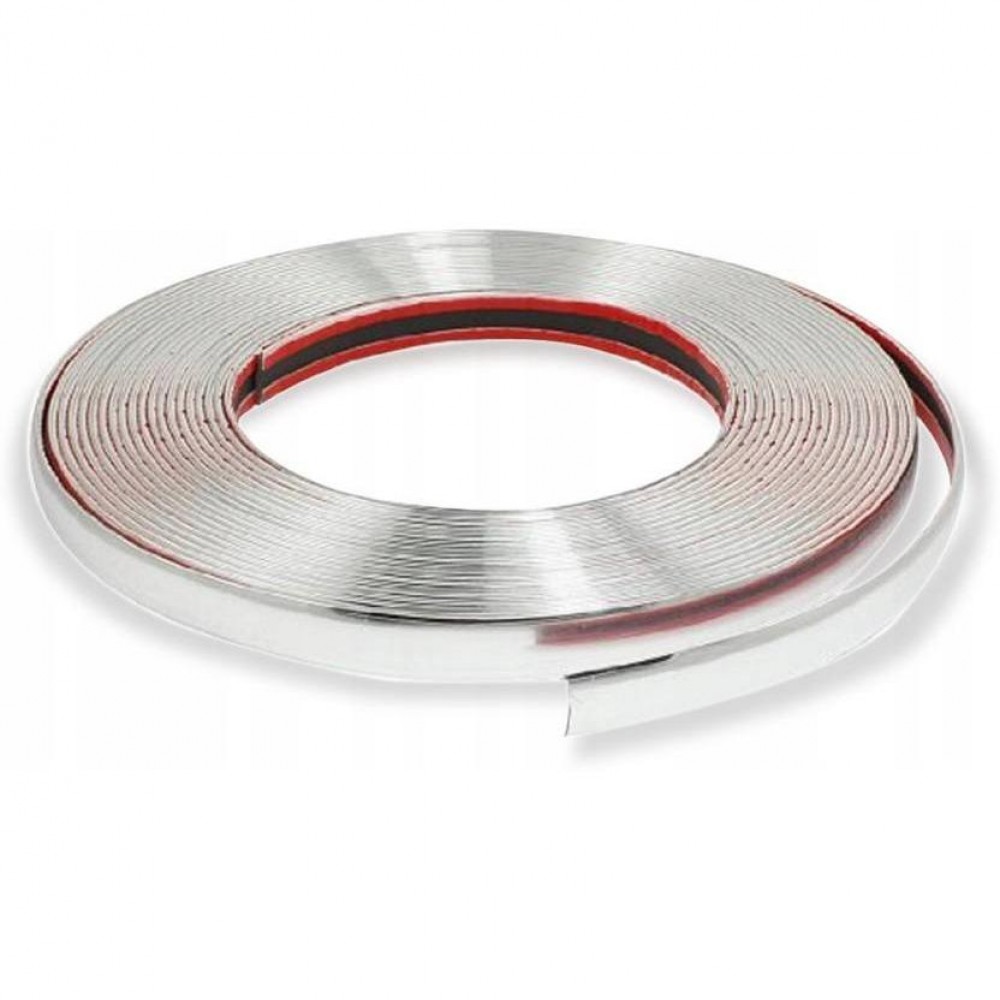 Rola Ornament autoadeziv, 20mm x 15m, culoare Crom SILVER - AVX-T5210 - AVEX