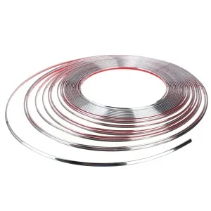 Rola Ornament autoadeziv, 6mm x 15m, culoare Crom SILVER Rola Ornament autoadeziv, 6mm x 15m, culoare Crom SILVER