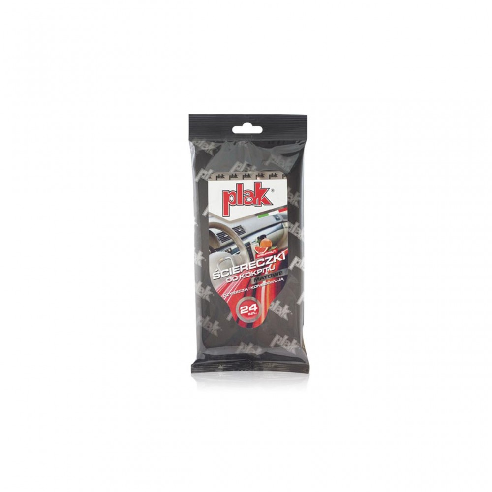 Servetele umede PLAK pentru curatarea bordului 24 buc Grapefruit - AVX-AME0426 - Plak