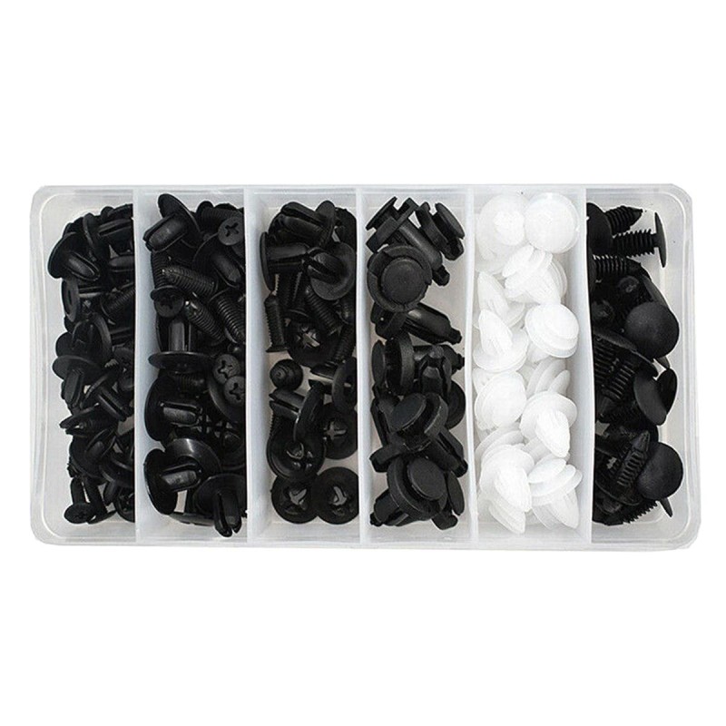 Set 100 clipsuri auto, universale, pentru montaj - AVX-AG717 - AVEX