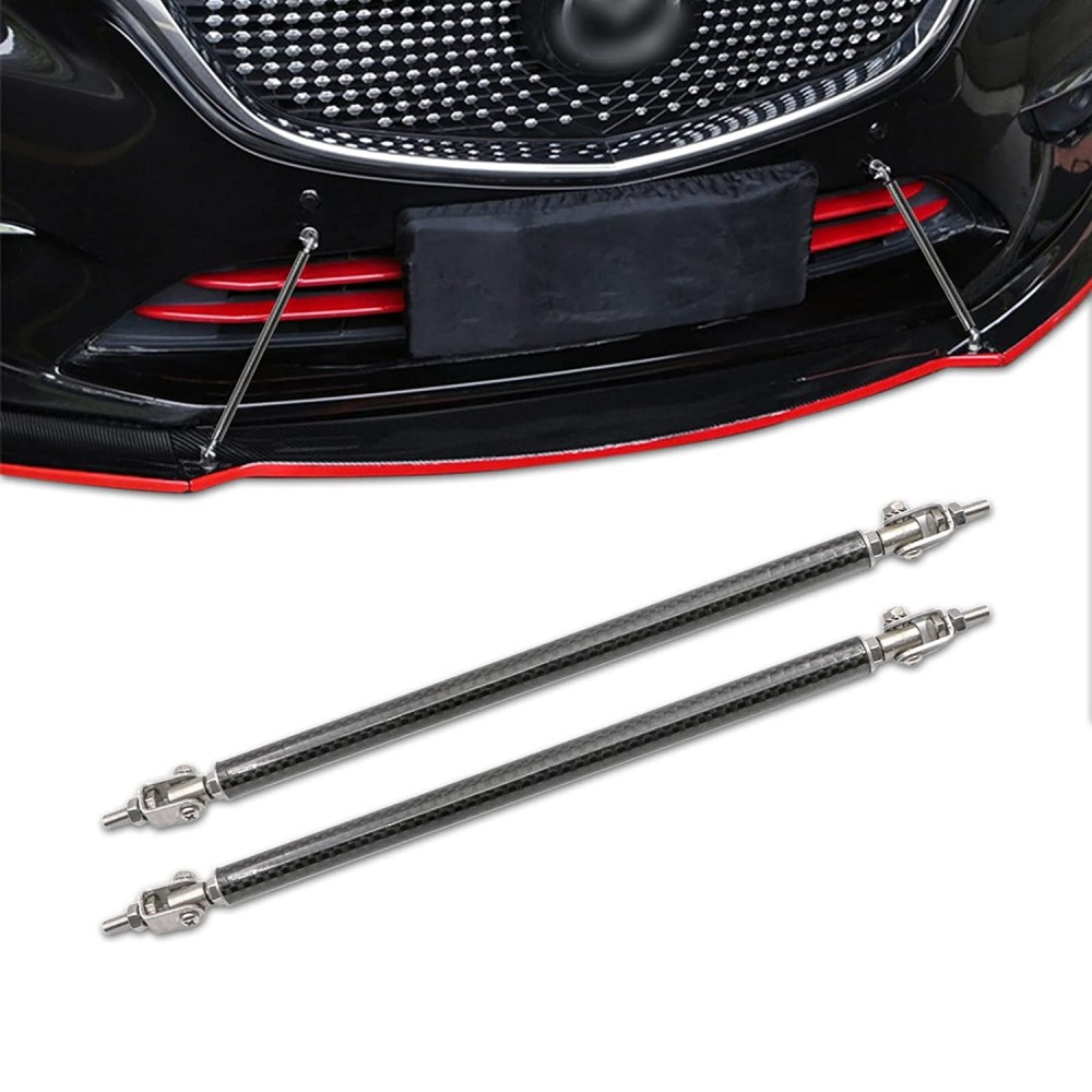 Set 2 Tije din Aluminiu reglabile pentru Consolidare Spoiler, lungime 15cm, IMITATIE CARBON - AVX-T210423-6 - AVEX