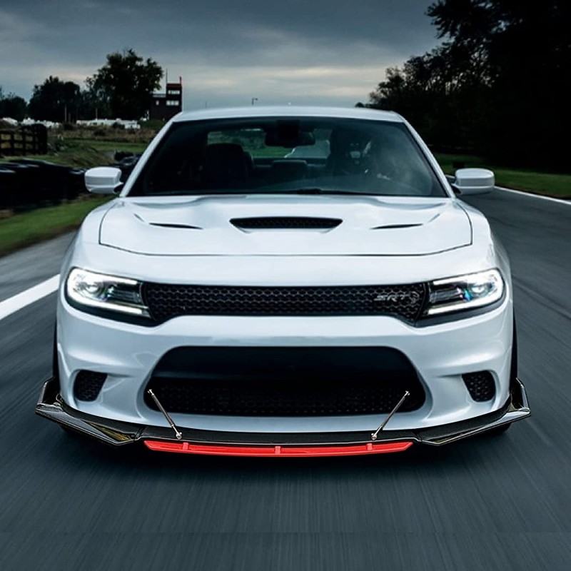 Set 2 Tije din Aluminiu reglabile pentru Consolidare Spoiler, lungime 20cm, IMITATIE CARBON - AVX-T210423-8 - AVEX