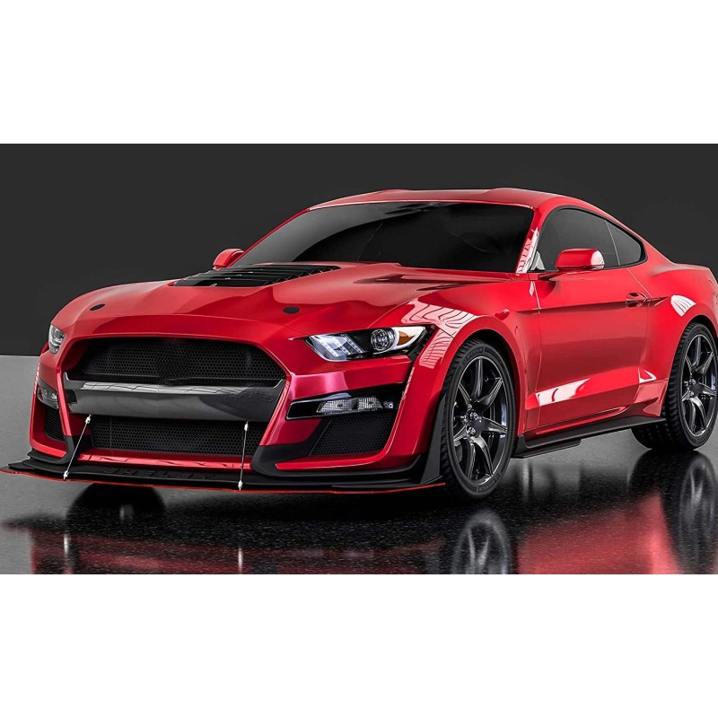 Set 2 Tije din Aluminiu reglabile pentru Consolidare Spoiler, lungime 20cm, IMITATIE CARBON - AVX-T210423-8 - AVEX